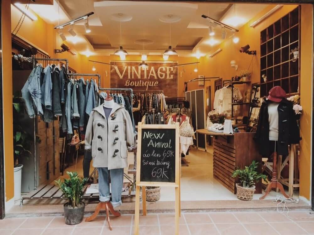 Phong cách Vintage cho shop thời trang nữ