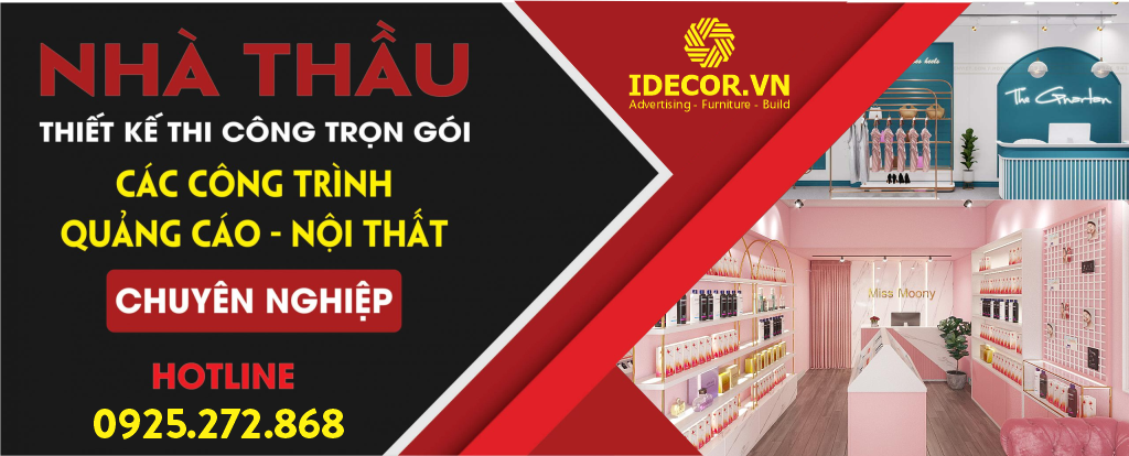 IDecor.vn - Đơn vị thiết kế thi công shop uy tín