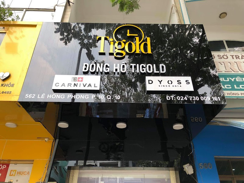 Mẫu thiết kế shop đồng hồ Tigold đẹp, hot nhất hiện nay
